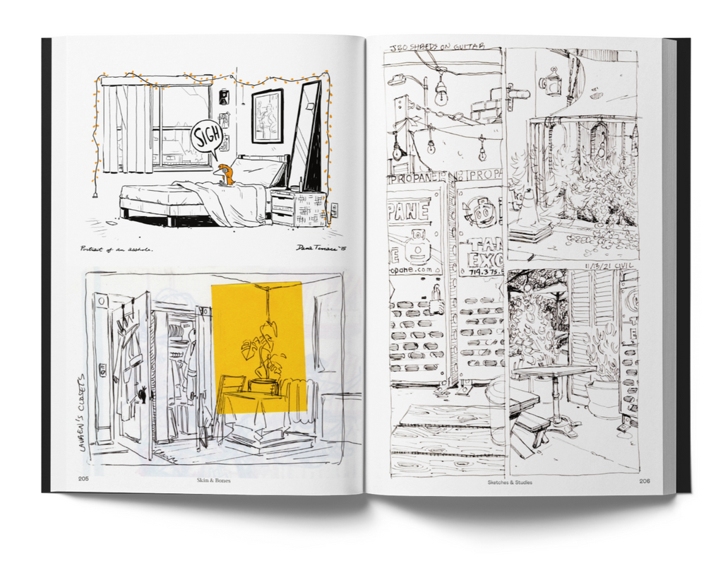 skin & bones: Dana Terrace sketch collection